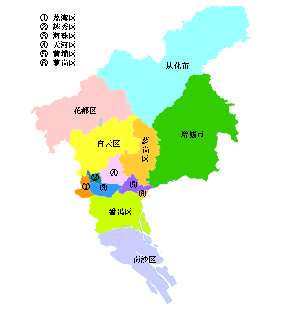 广州市地图各镇全图图片